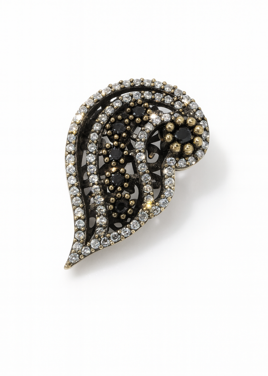 Paisley Noir-925 Sterling Silver