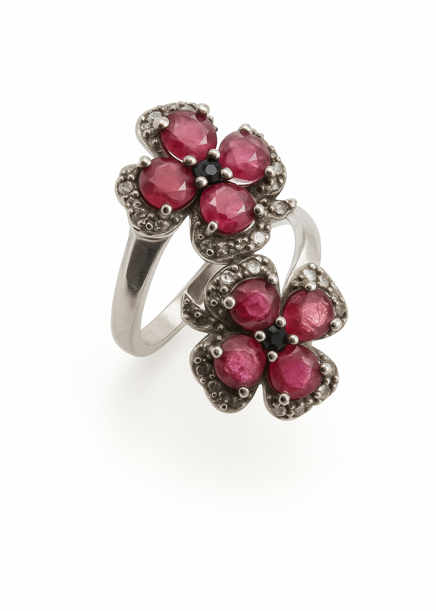 Ruby Blossom Ring