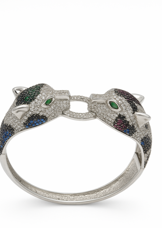 Regal Twin Panther-925 Sterling Silver