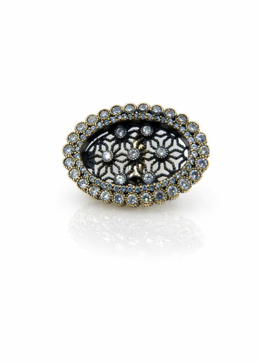 Vintage Oval-925 Sterling Silver