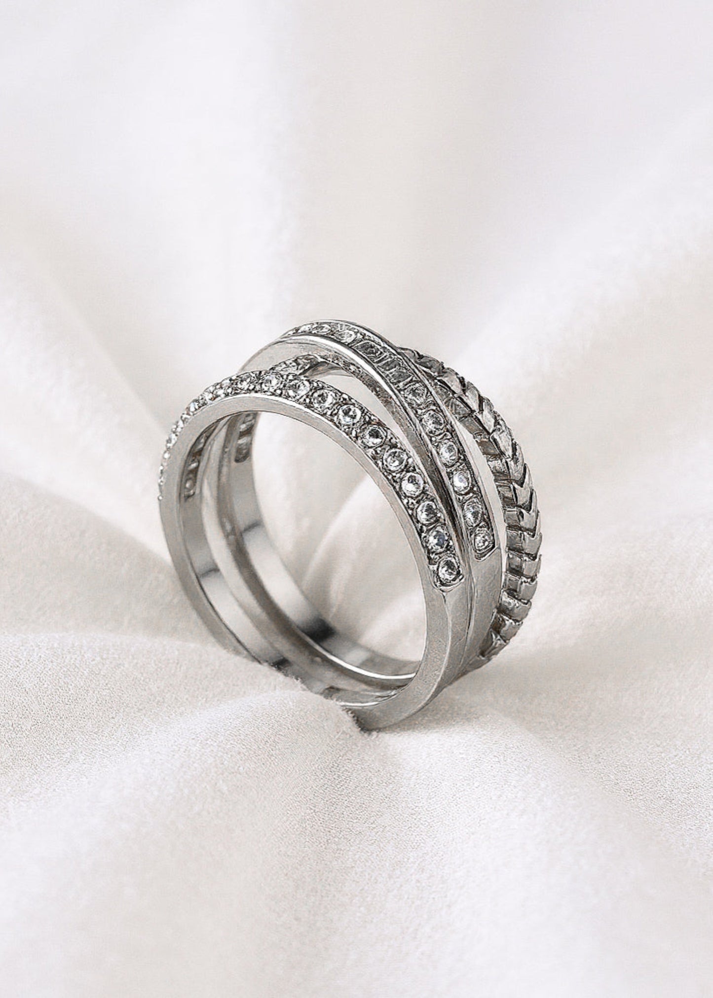 Triple Band Ring-925 Sterling Silver