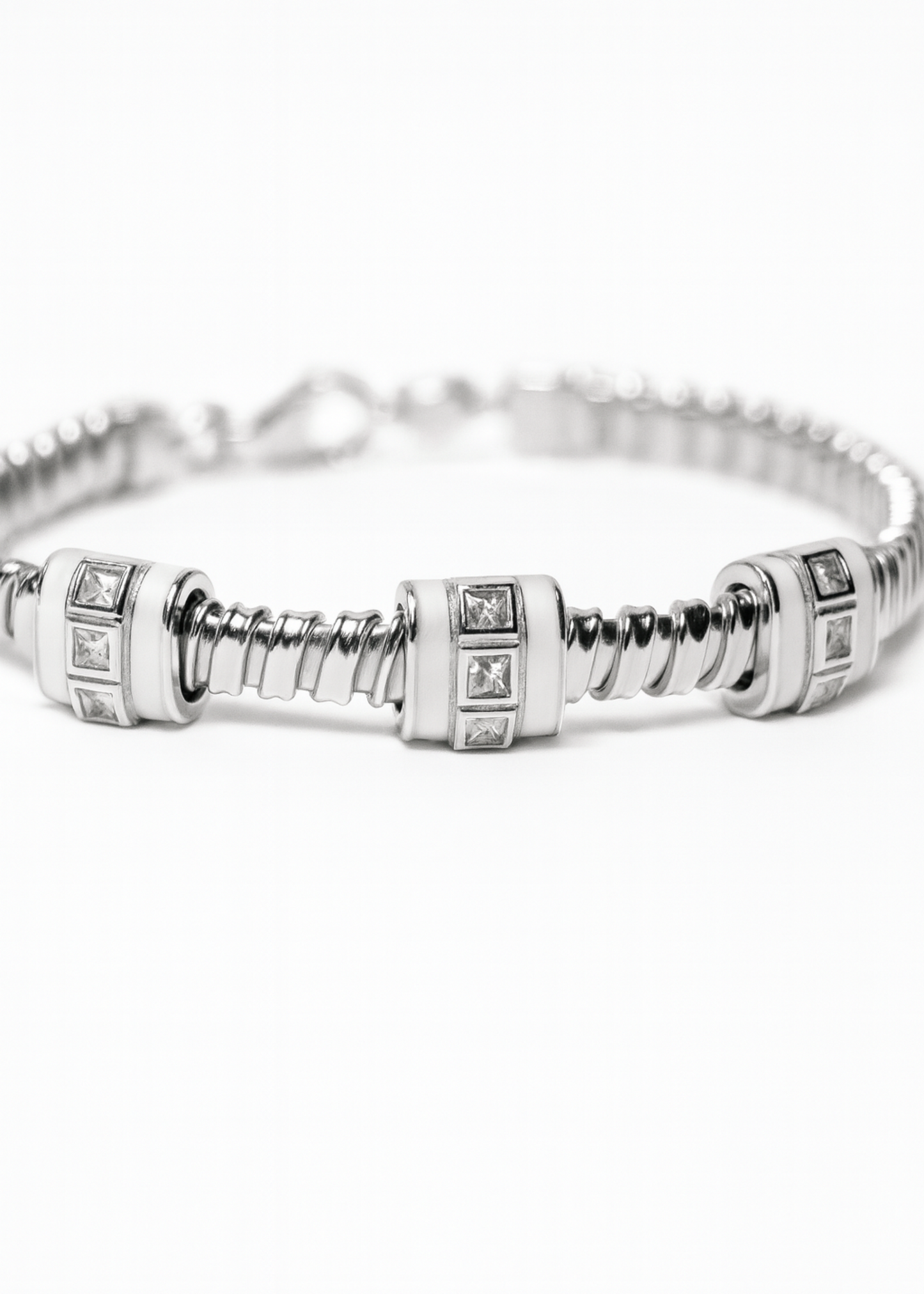 Barrel Link– 925 Sterling Silver