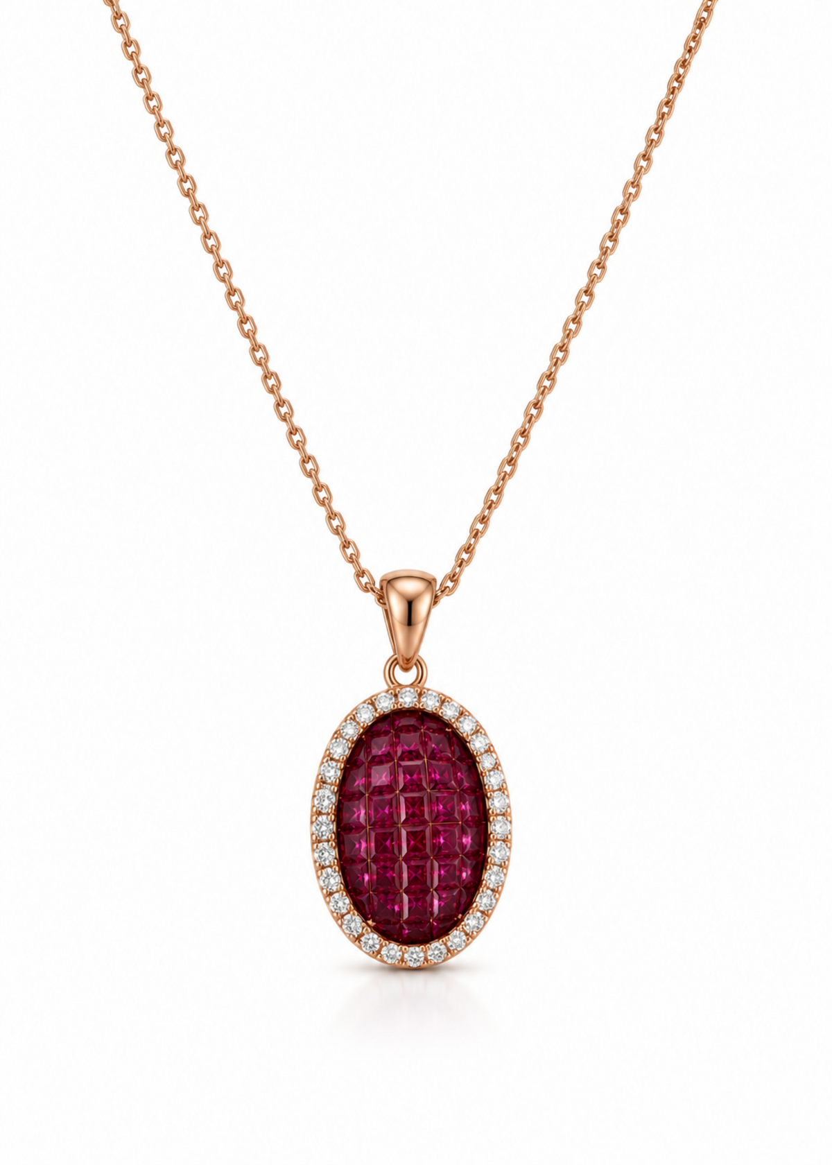 Ruby Mosaic-18K Gold Plated