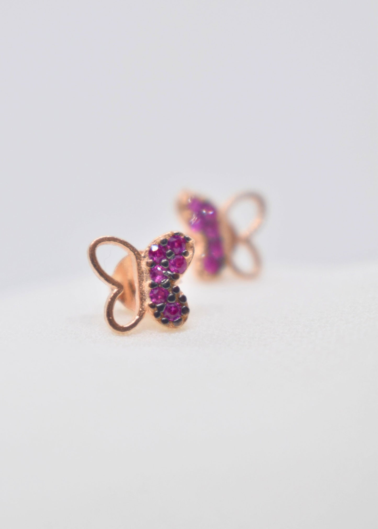 Mini Butterfly Studs– 925 Sterling Silver