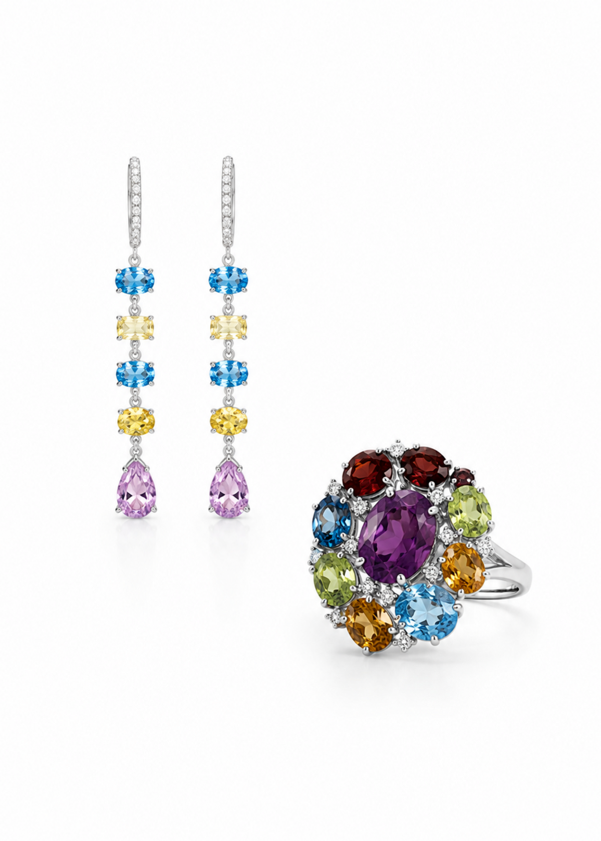 Chromatic Garden-925 Sterling Silver