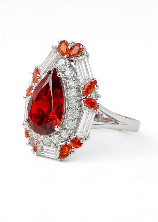 Noor Ring-925 Sterling Silver