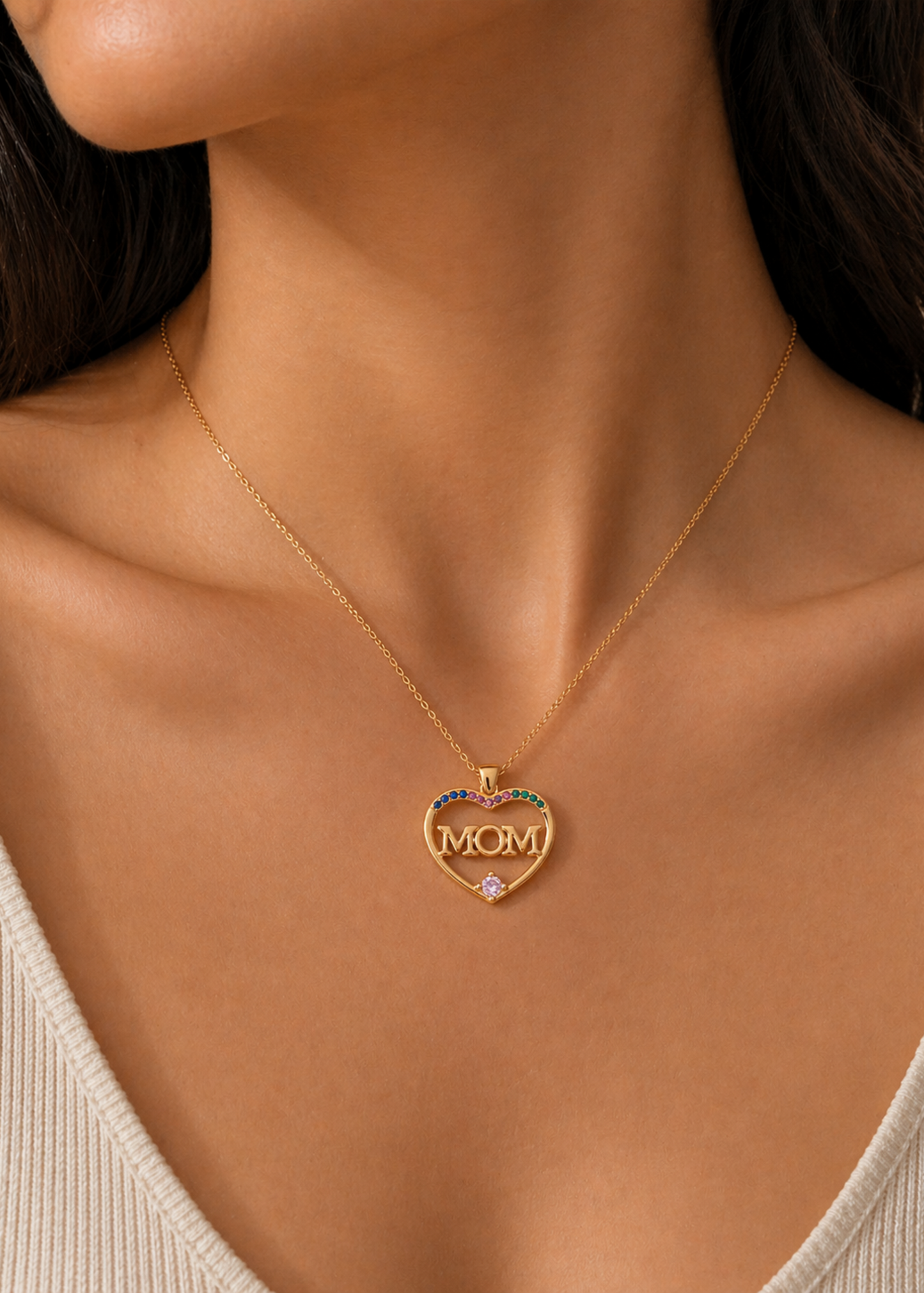 Rainbow Heart-925 Sterling Silver