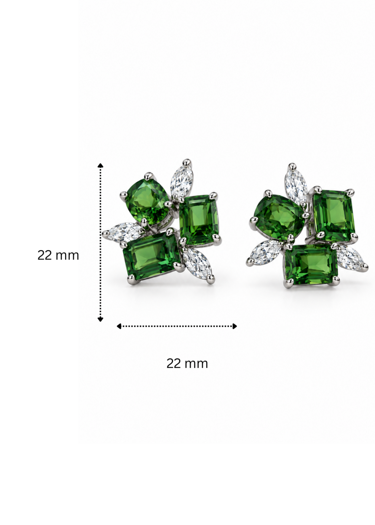Verdant Mosaic-925 Sterling silver