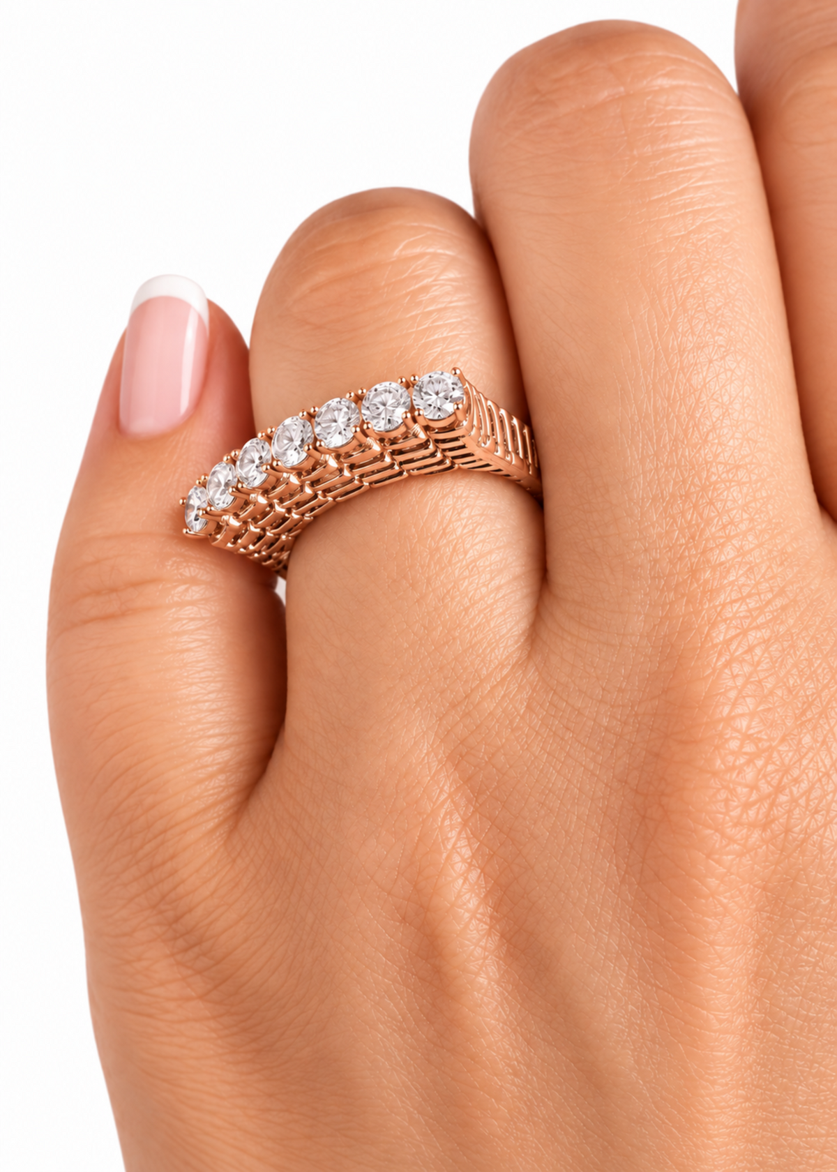 Celeste Seven-Stone-925 Sterlıng Sılver