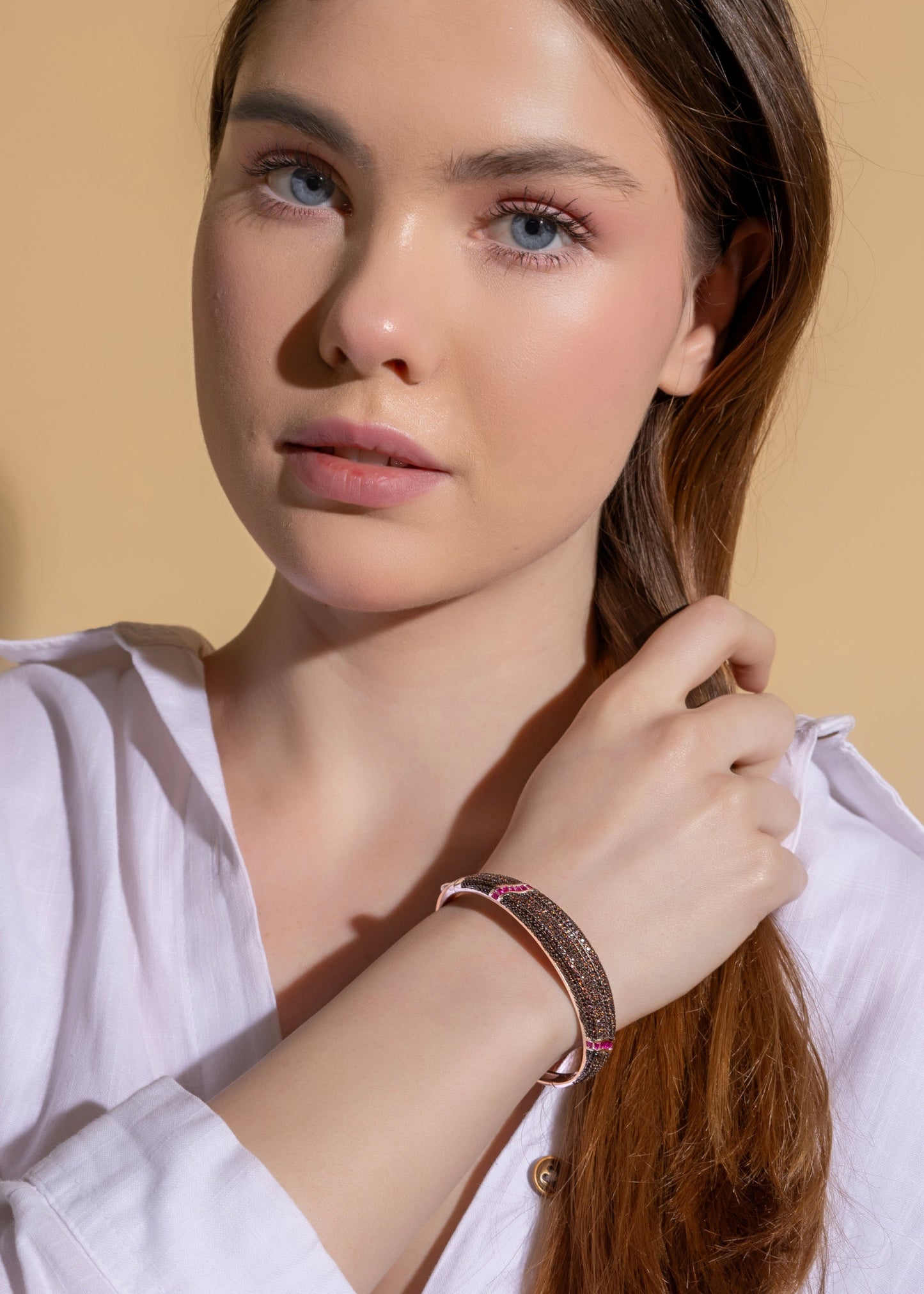 Mystic Blush- 925  Sterling silver.
