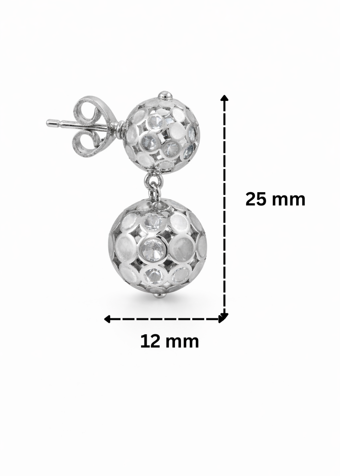 Celeste Duo Drop-925 Sterling Silver