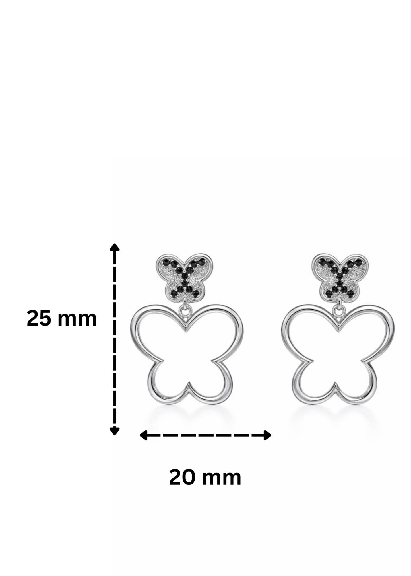 Butterfly Heart-925 Sterling Silver