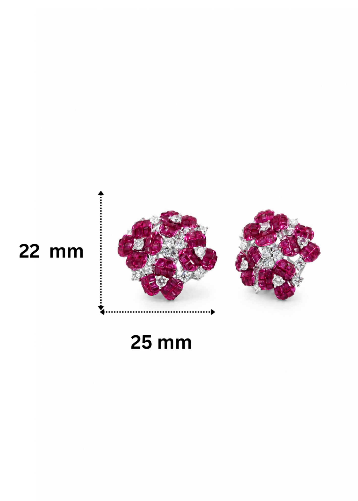 Ruby Blossom-925 Sterling Silver