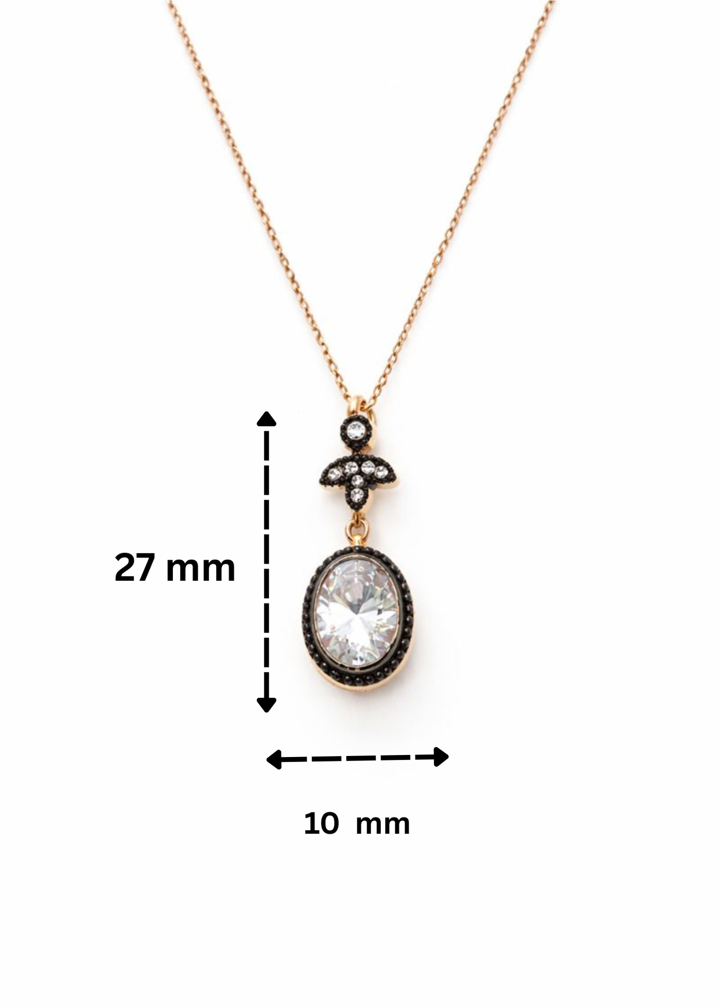 Crystal Drop-925 Sterling Silver