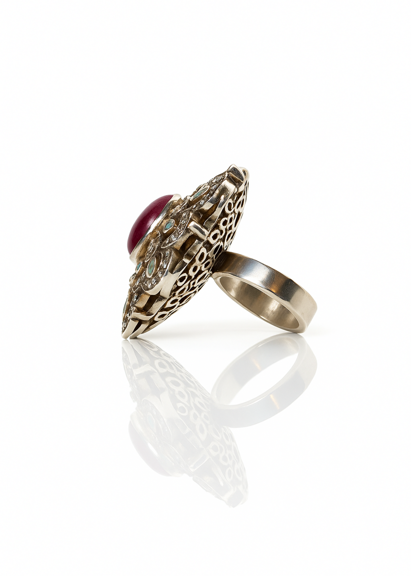 Regal Noor Ruby-Emerald Ring