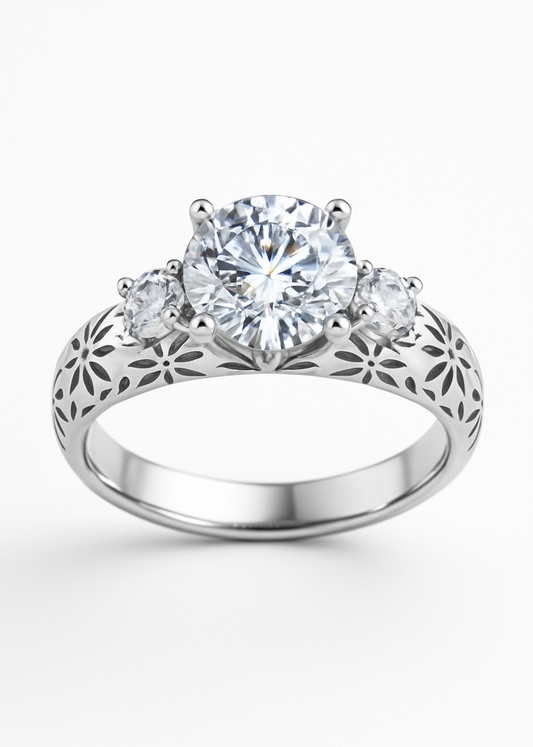 Celestia Floral-925 Sterling Silver