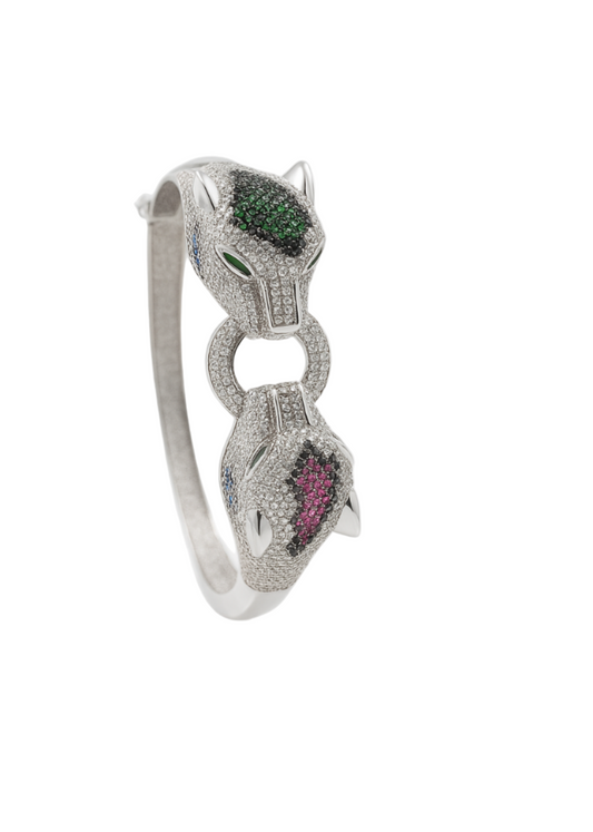 Regal Twin Panther-925 Sterling Silver