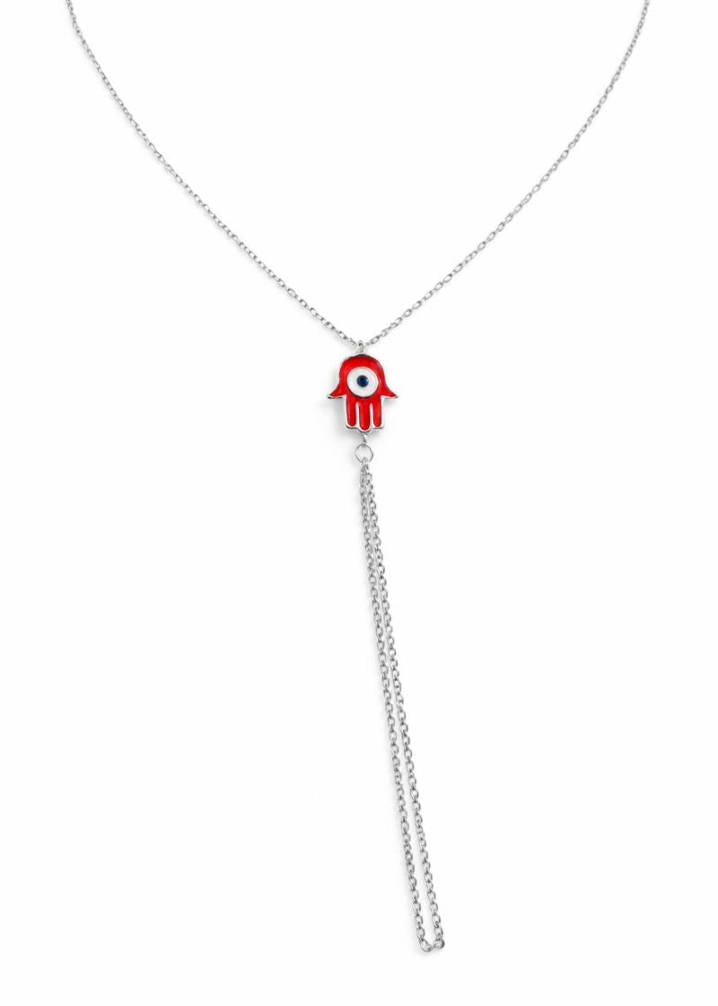 Red Hamsa-925 Sterling Silver