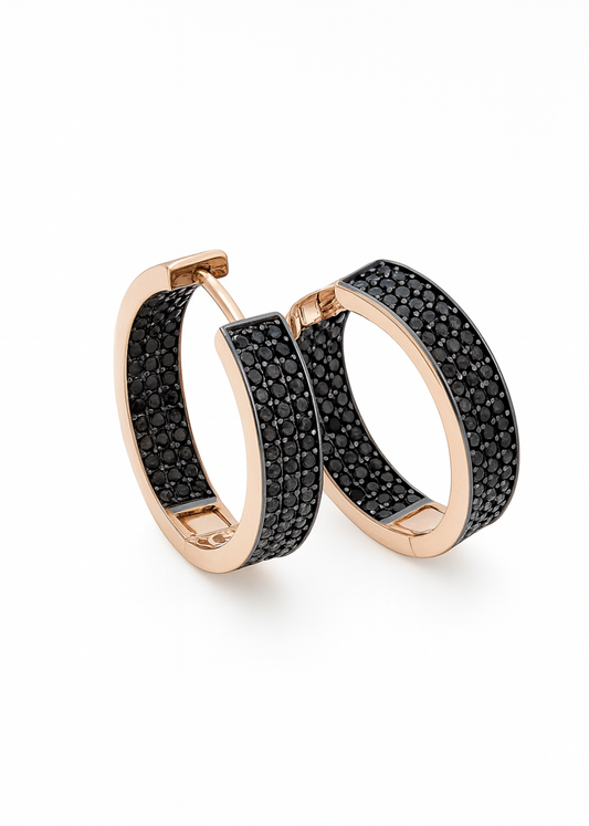 Rose Noir -925 Sterling Silver