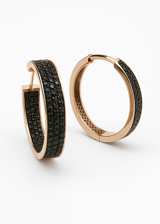 Obsidian Aura-925 Sterling Silver