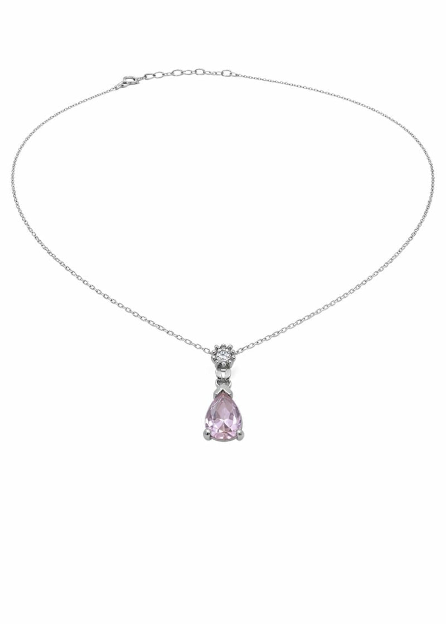 Blush Teardrop- 925 Sterlıng Sılver