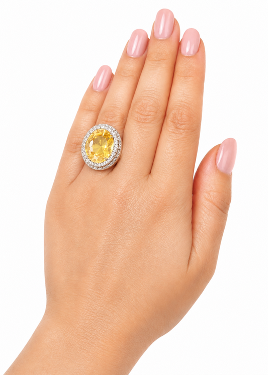 Golden Aura-925 Sterling Silver