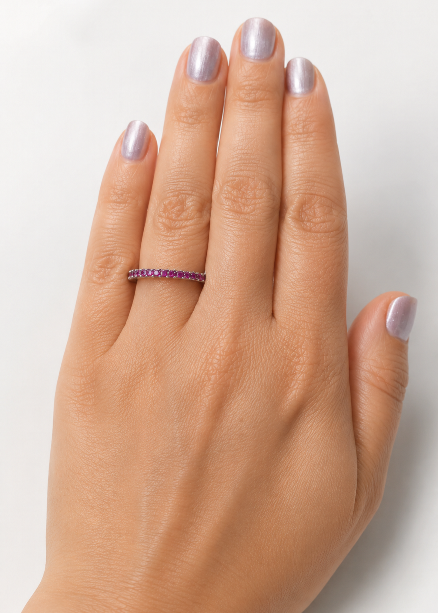 Fuchsia Band-925 Sterling Silver