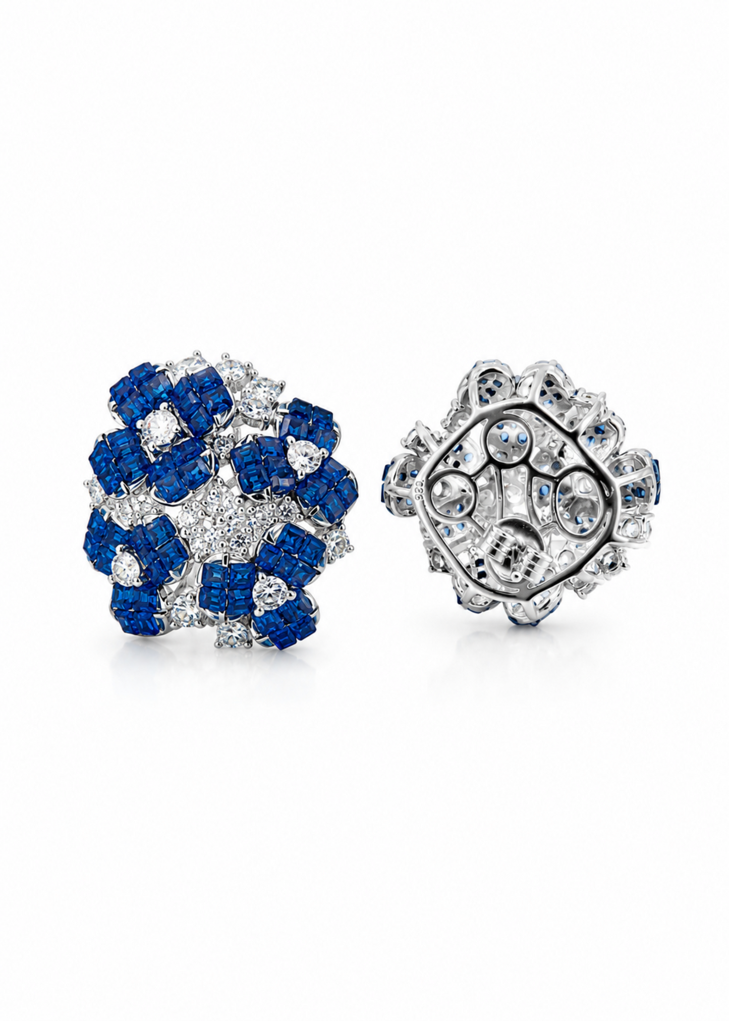 Sapphire Blossom -925 Sterling Silver