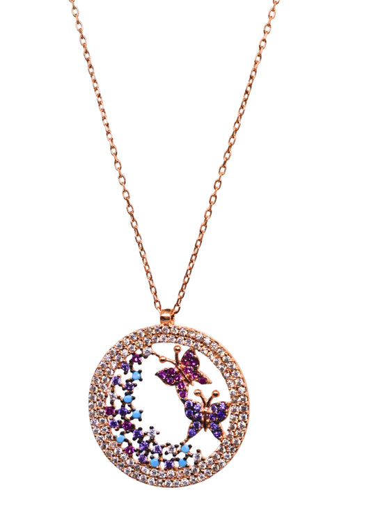 Butterfly Halo -925 Sterling Silver