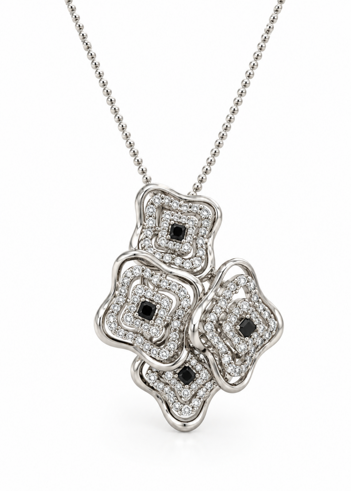 Noir Bloom-925 Sterling Silver