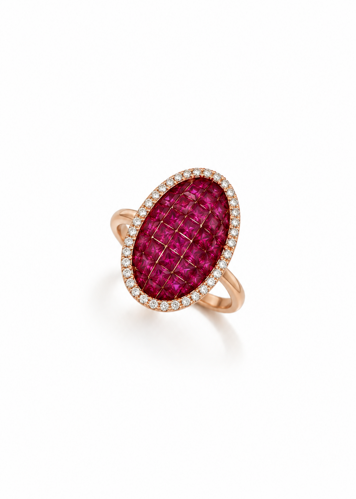 Ruby Mosaic-18K Gold Plated