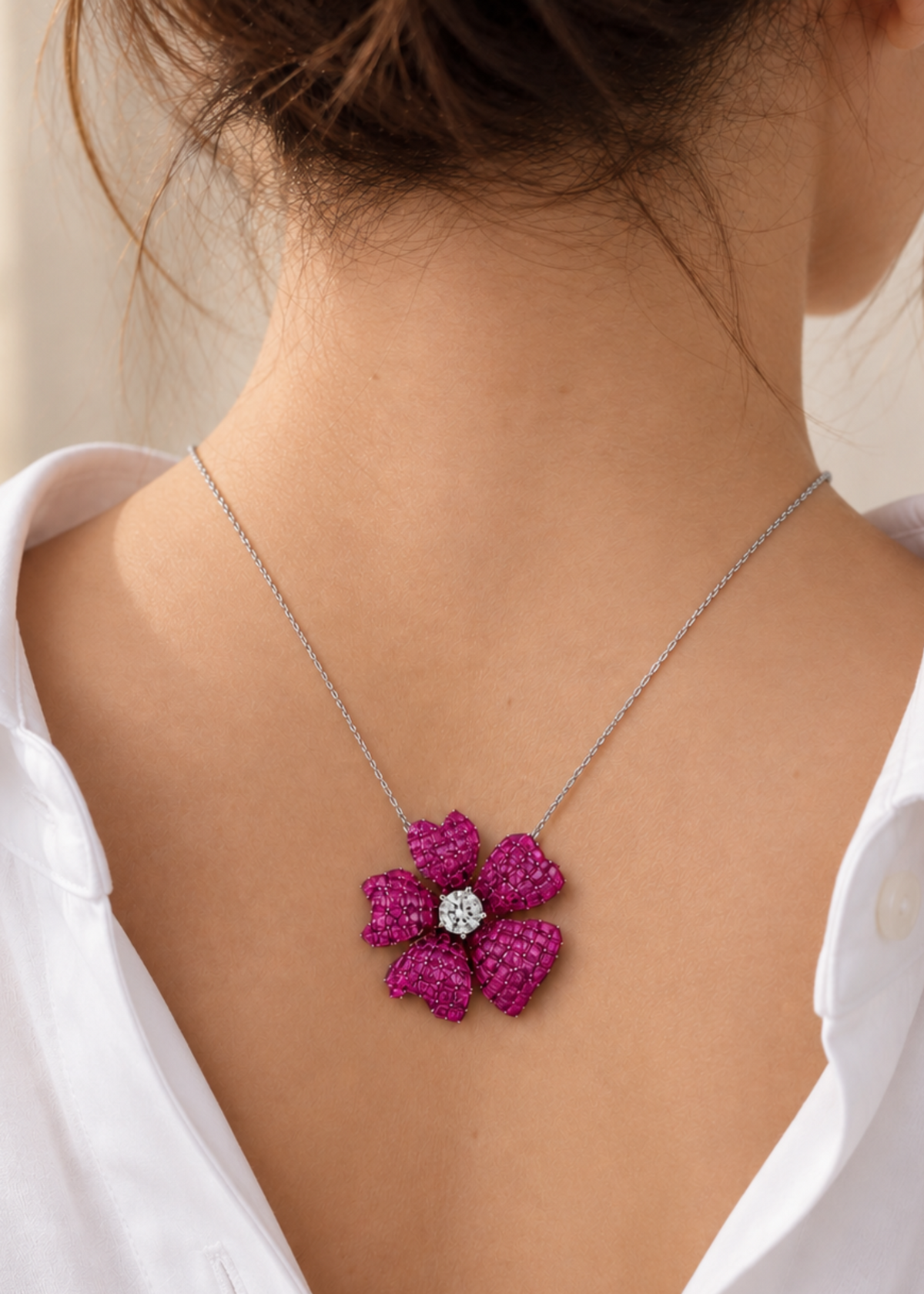 Ruby Bloom-925 Sterling Silver