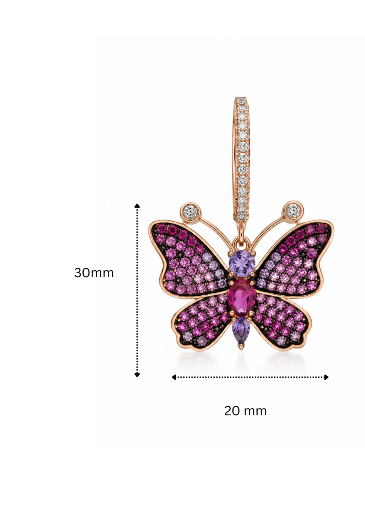 Rosé Papillon-925 Sterling Silver