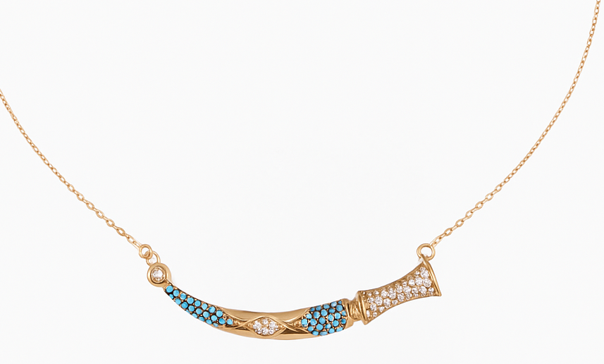 Turquoise Dagger-925 Sterling Silver