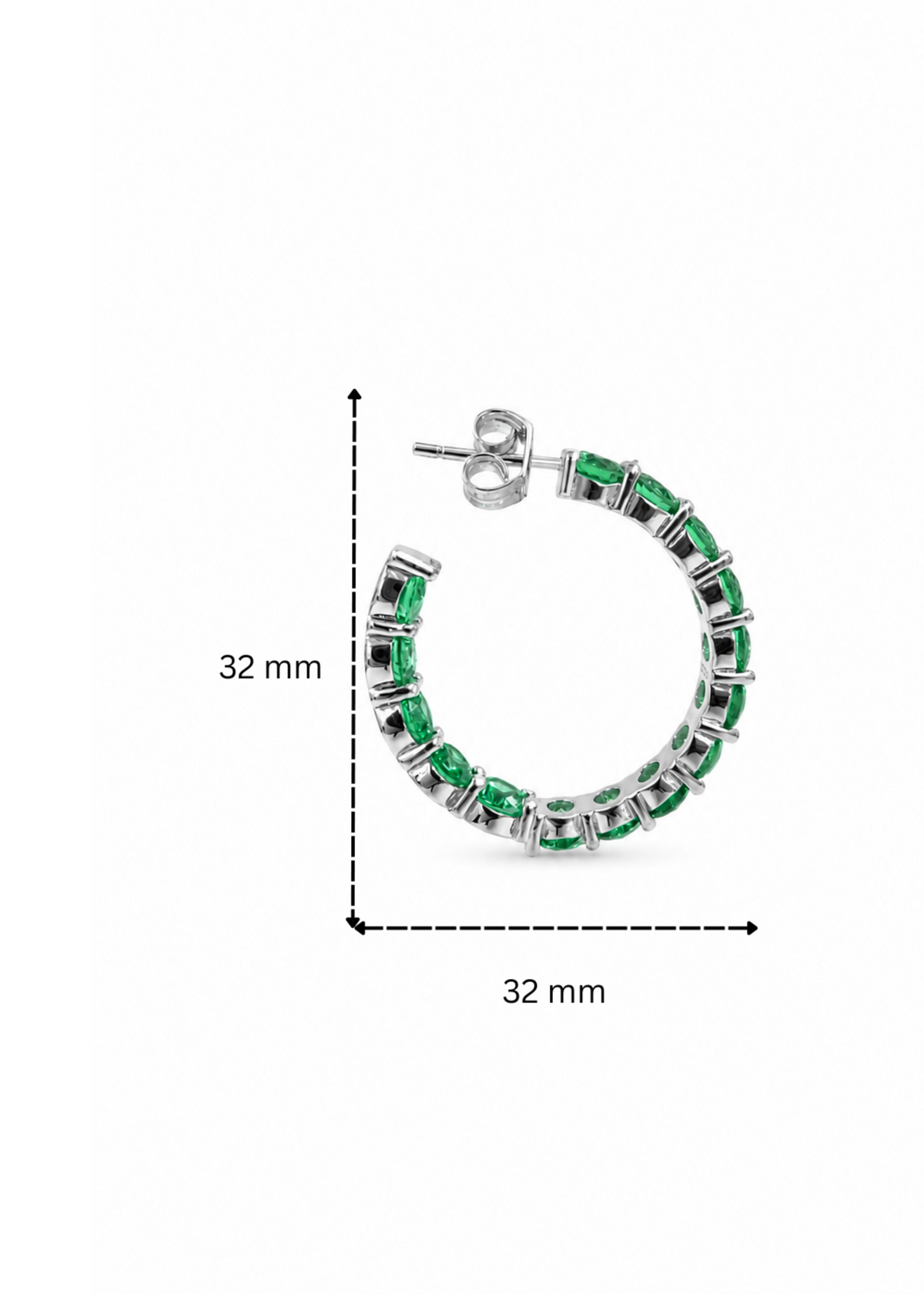Emerald Radiance– 925 Sterling Silver