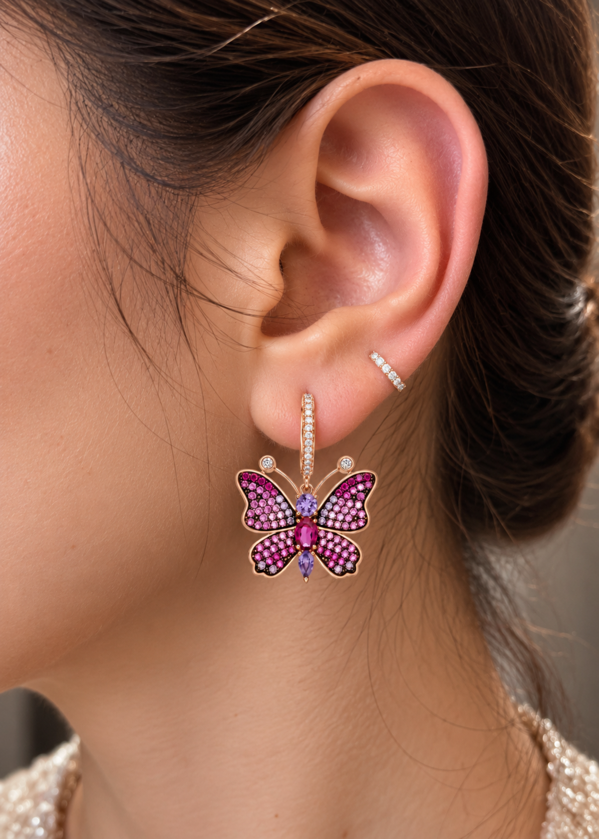 Rosé Papillon-925 Sterling Silver