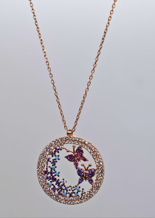 Butterfly Halo -925 Sterling Silver