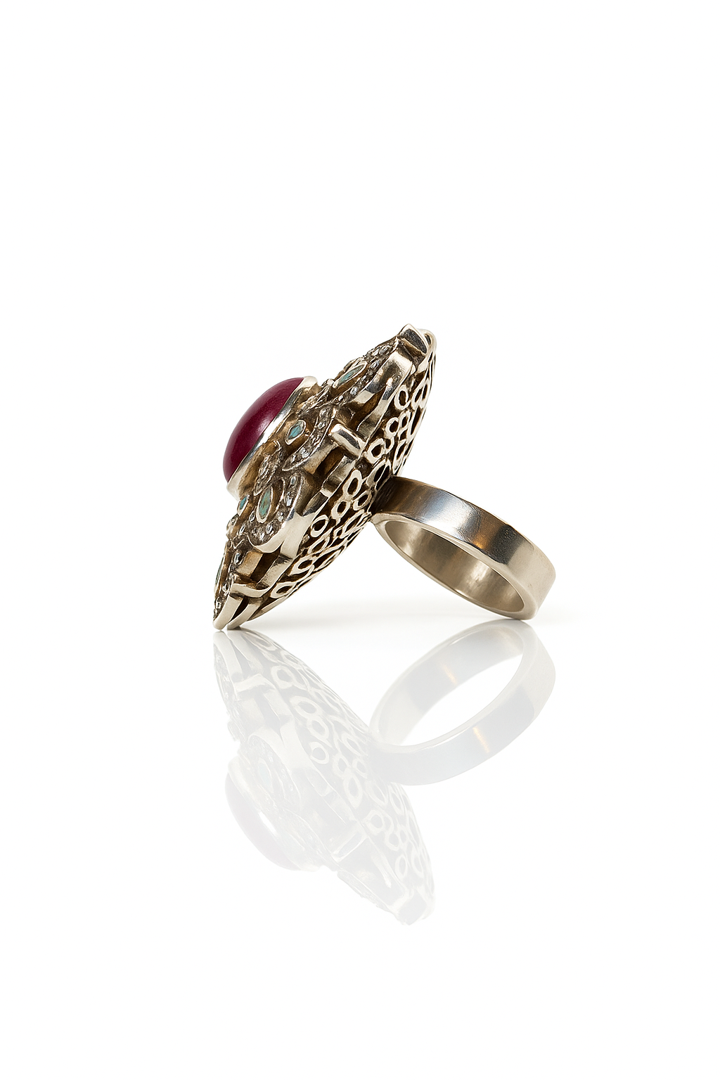 Regal Noor Ruby-Emerald Ring