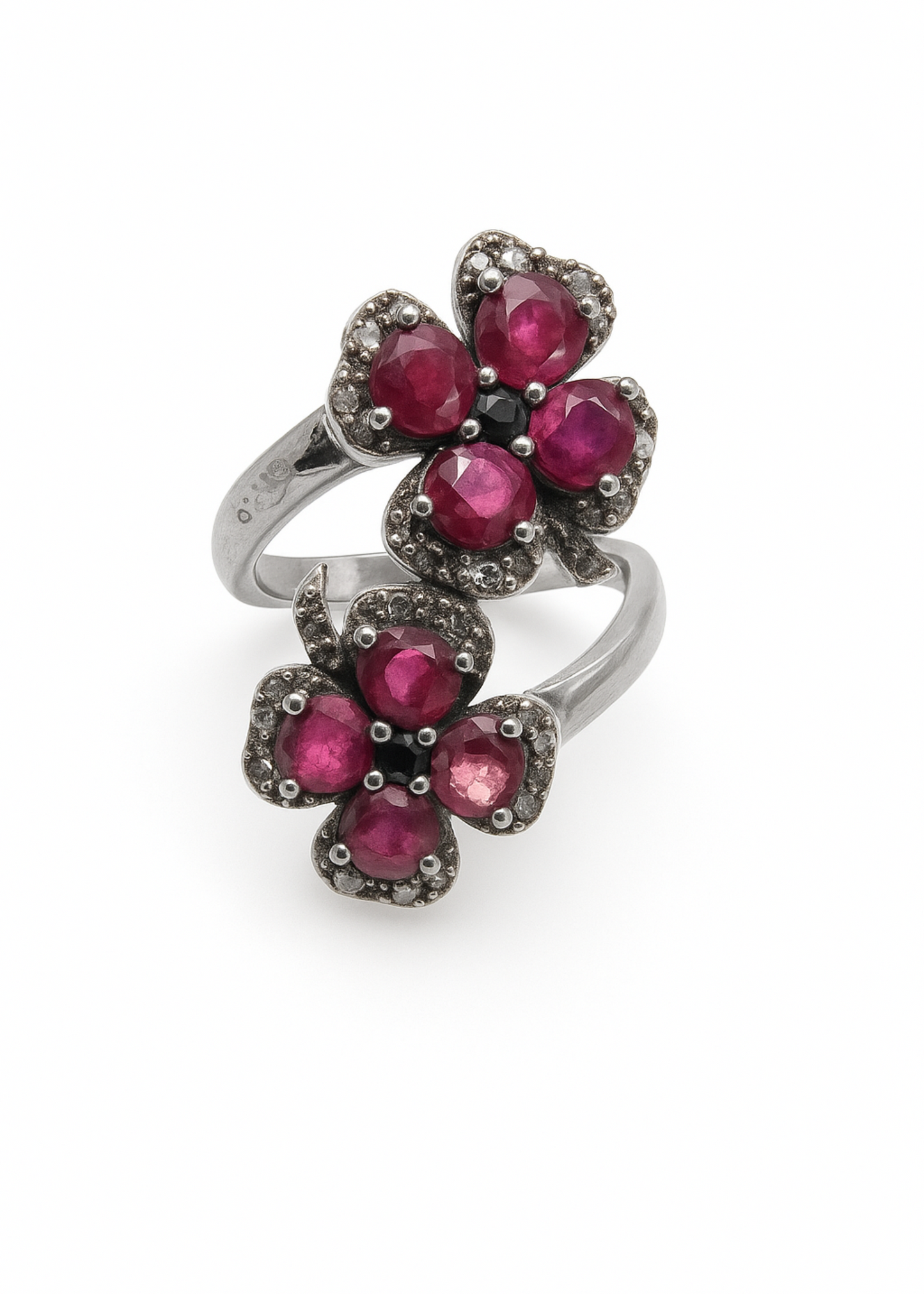 Ruby Blossom Ring
