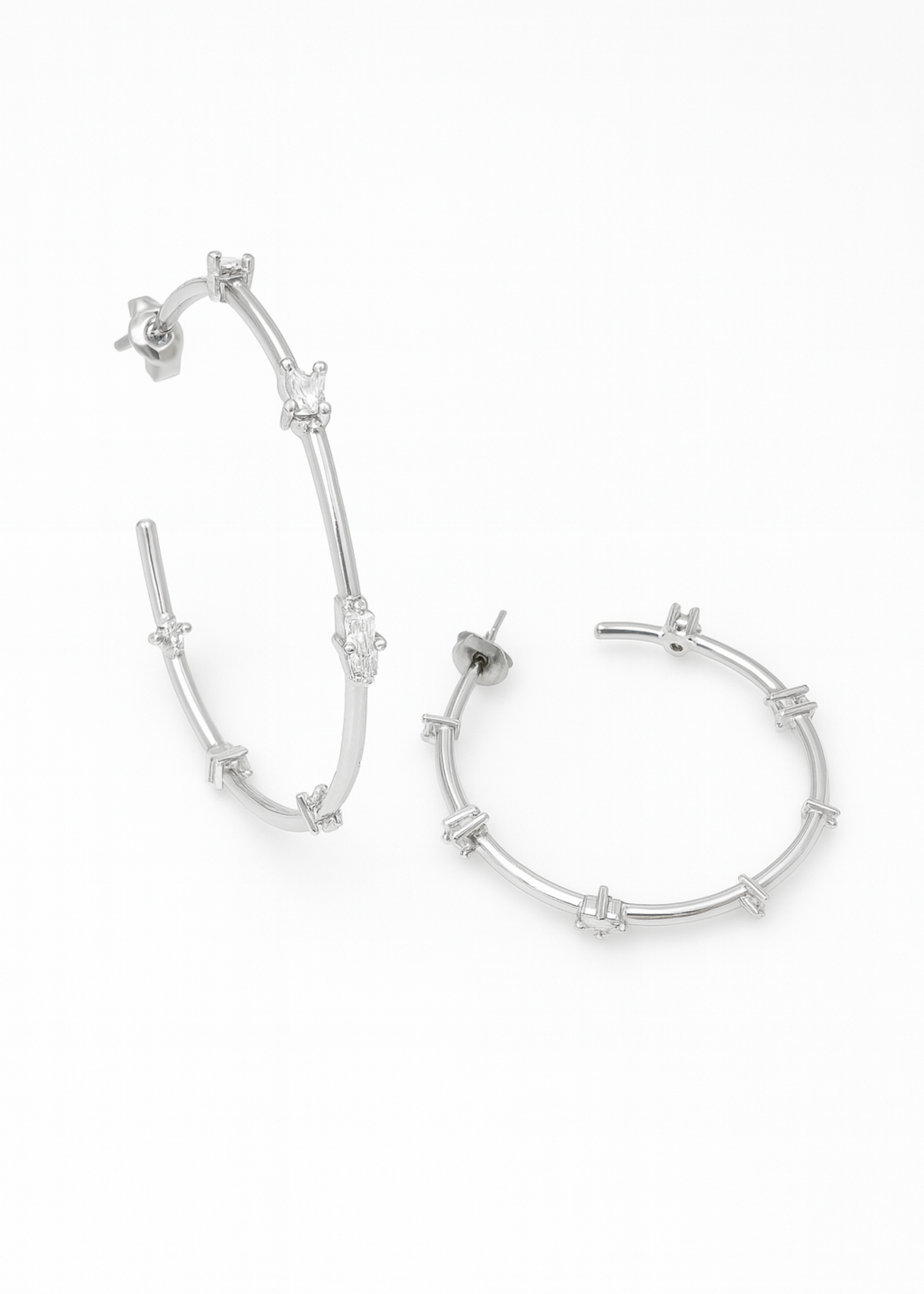 Starlit Hoop-925 Sterling Siilver