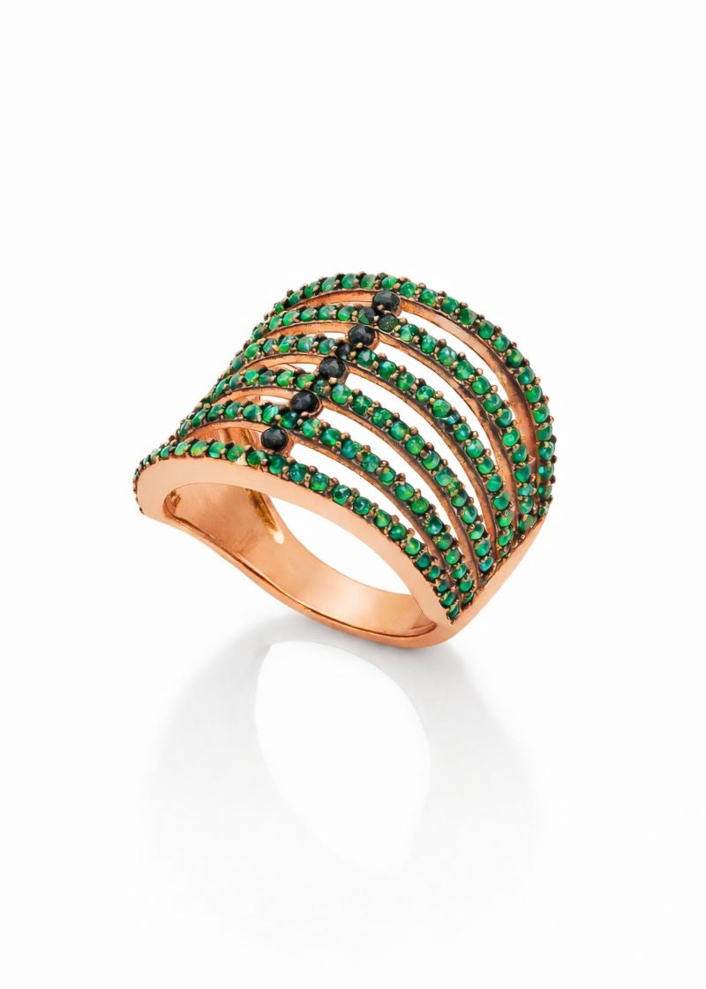 Emerald Eclipse-925 Sterling Silver