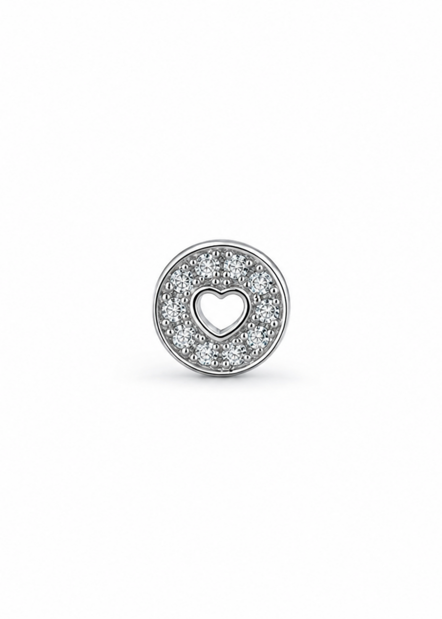 Halo Heart – 925 Sterling Silver
