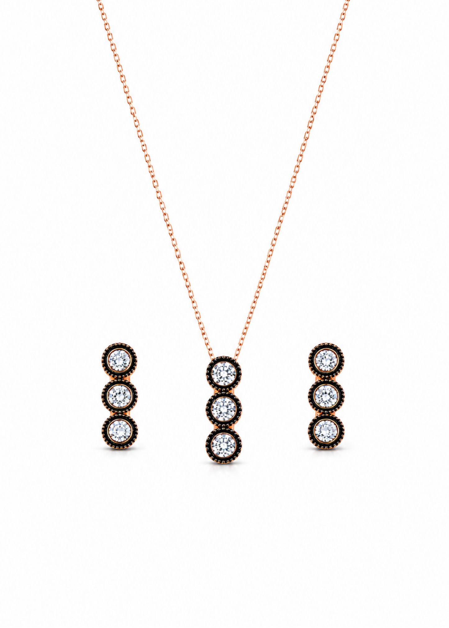 Triple Halo-925 Sterling Silver
