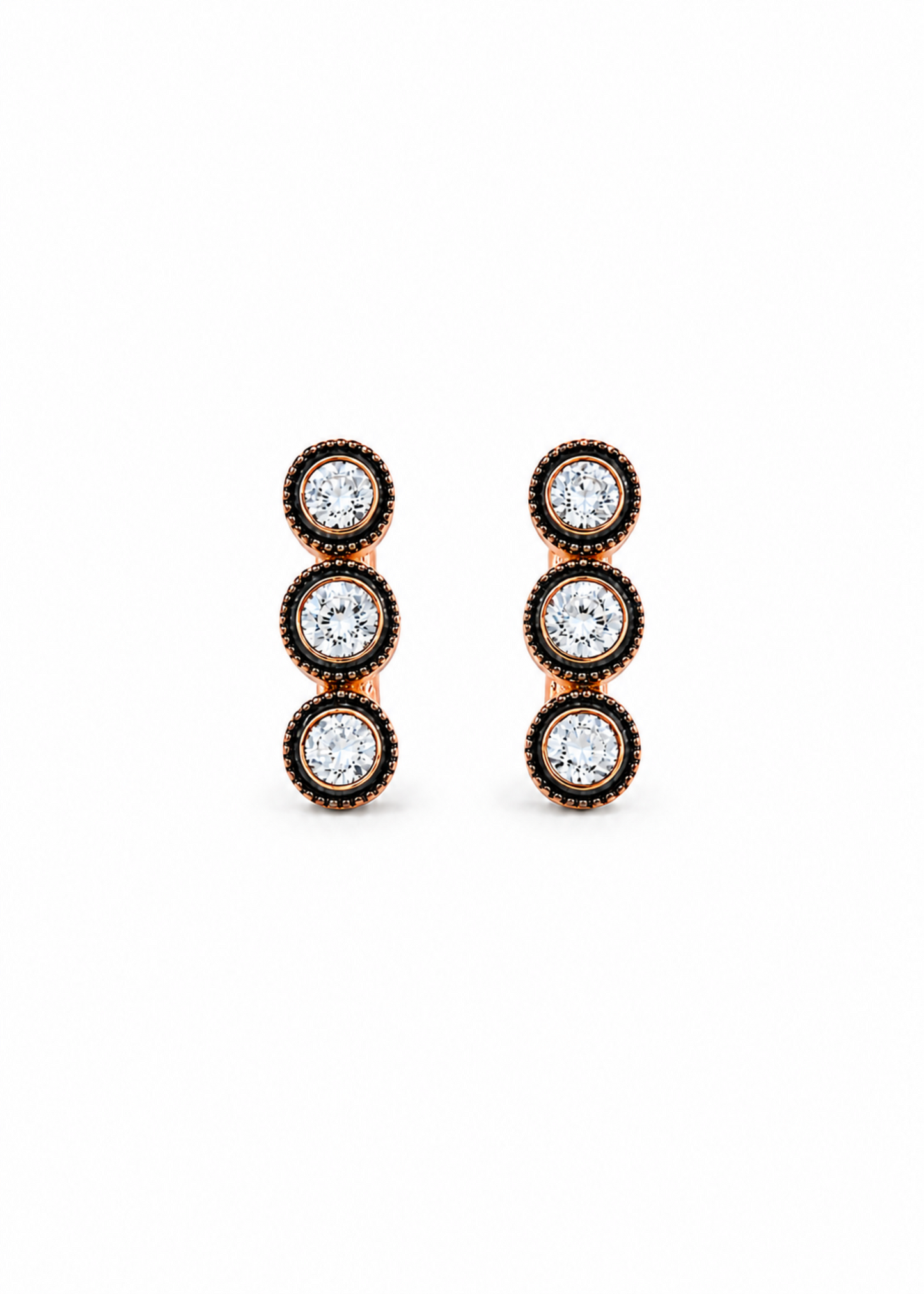Triple Halo-925 Sterling Silver