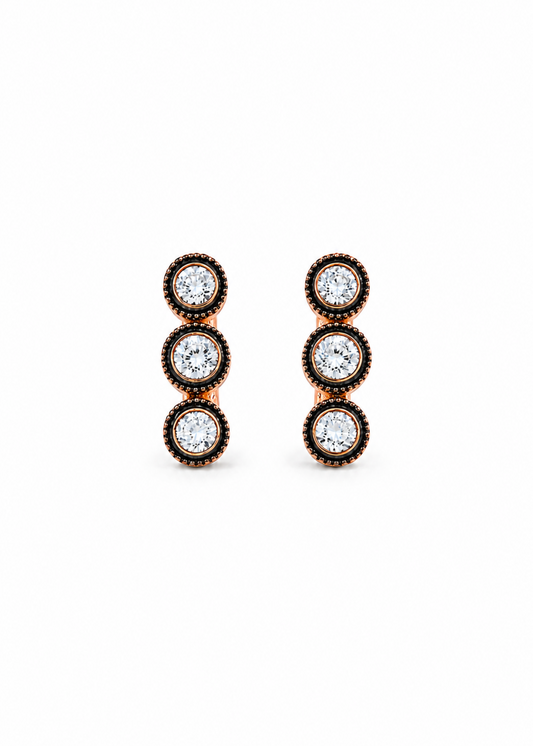 Triple Halo-925 Sterling Silver