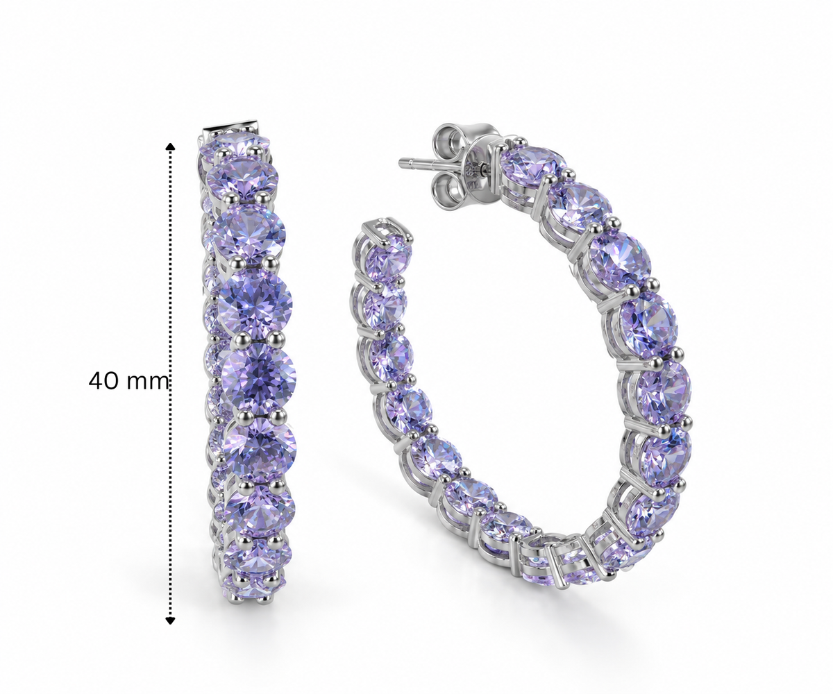 Lumière Hoop-925 Sterling Silver
