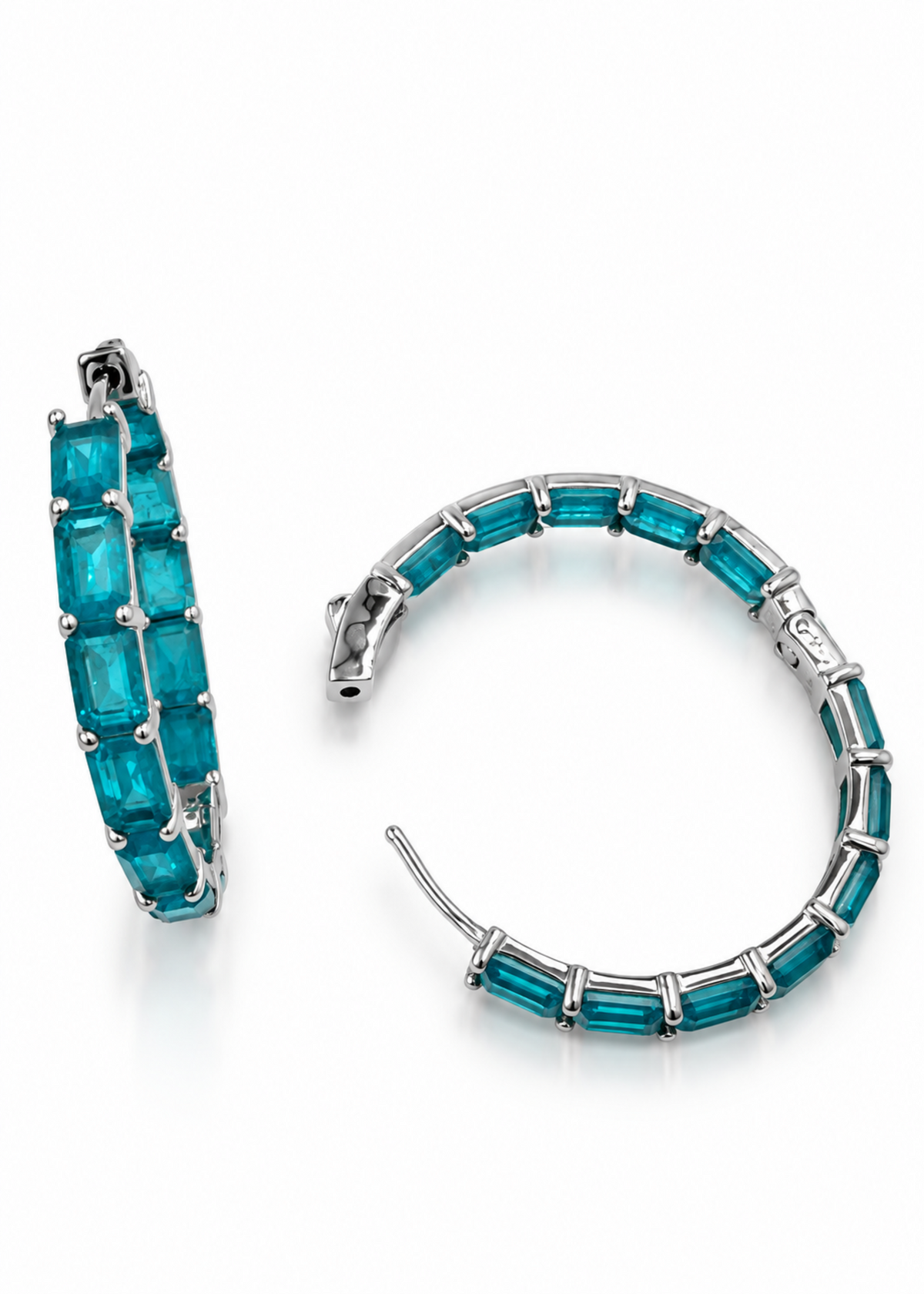 Azure Baguette-925 Sterling Silver