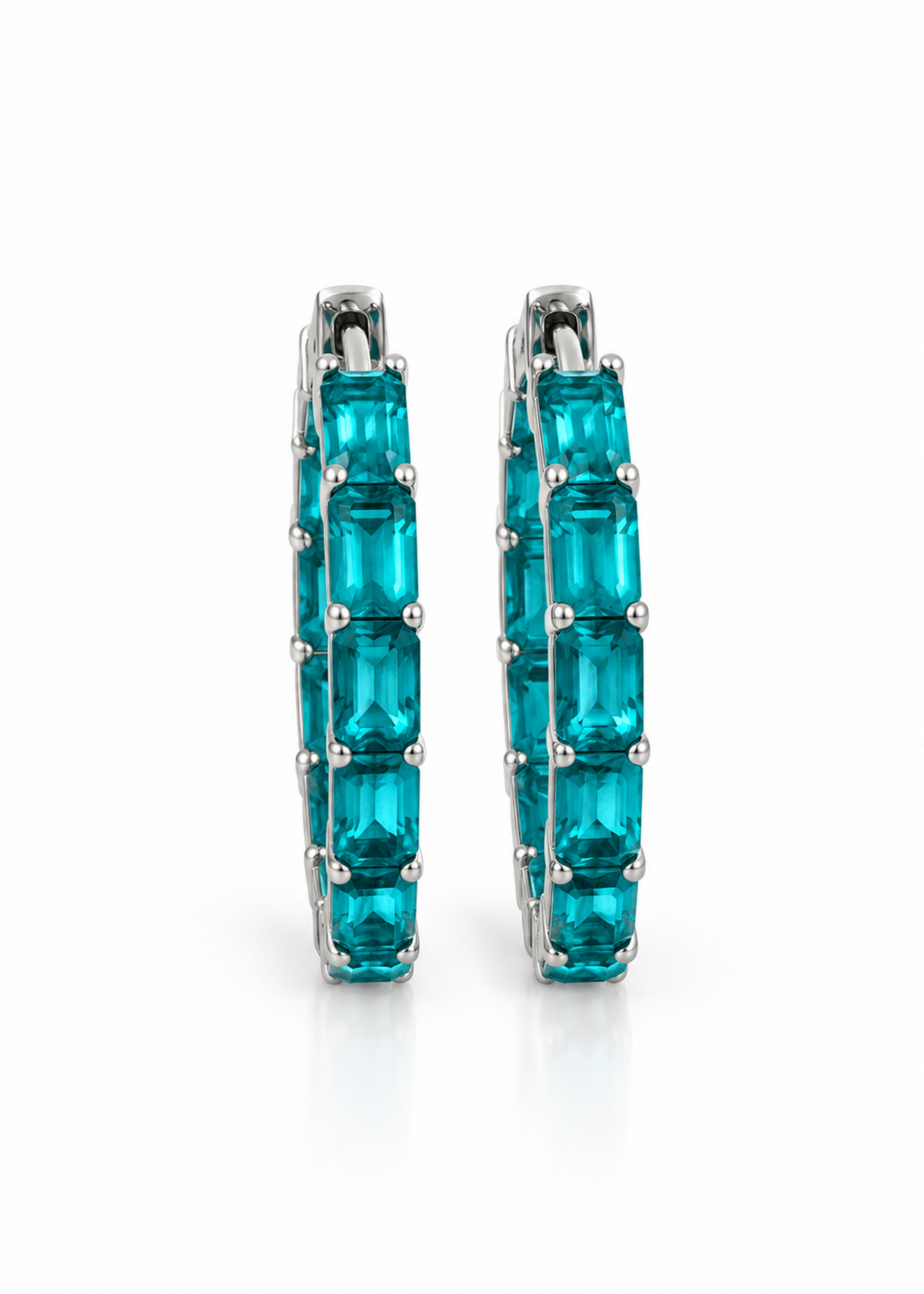 Azure Baguette-925 Sterling Silver