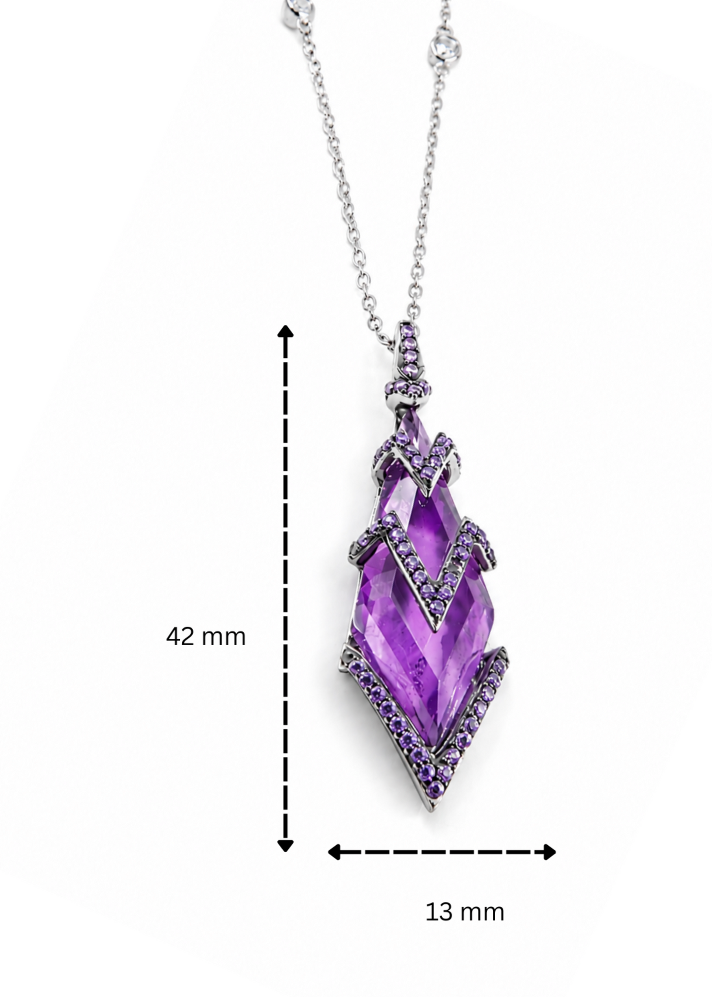 Amethyst Prism– 925 Sterling Silver
