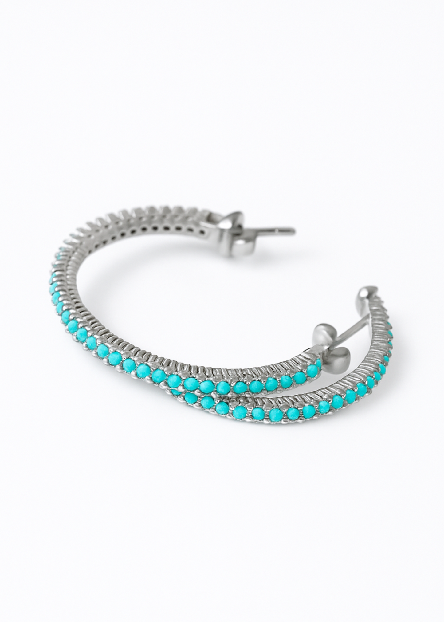 Turquoise Noir-925 Sterling Silver
